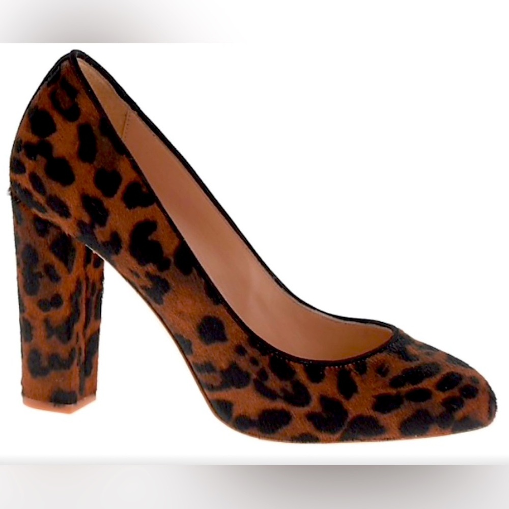 J. Crew Leopard Print Heels
